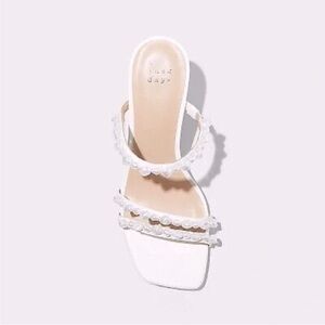 NEW A New Day™  Women's Stacy Mule Heels - Cream 10